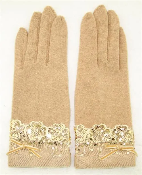 Lady Fashion Wool/Winter/Warm Gloves Without Fingers (JYG-25057)