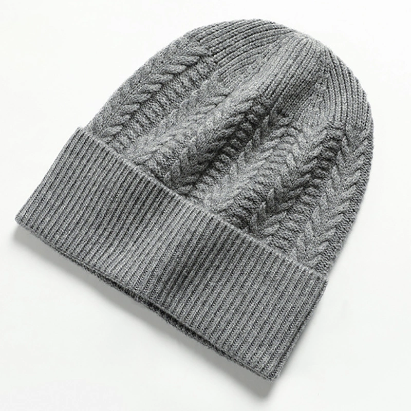 Custom Classic Winter Thick Men&prime; S Knitted Wool Beanie Hat