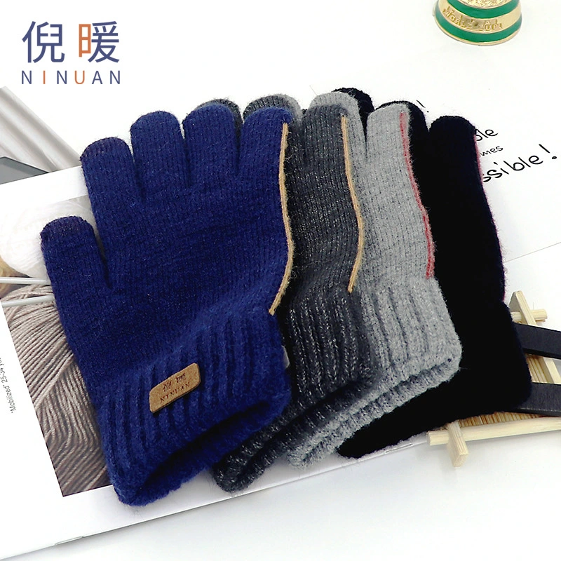 2022 New Arrival Men&prime; S Split-Finger Touch Screen Knitted Gloves