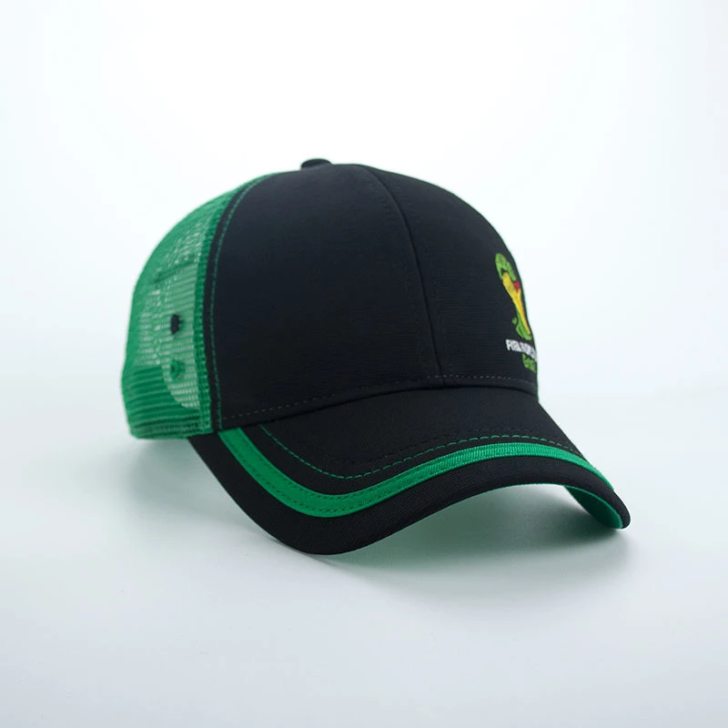 Promotion Trucker Baseball Cap with Embroidery Polyester 6 Panel Fashion Sports Hat