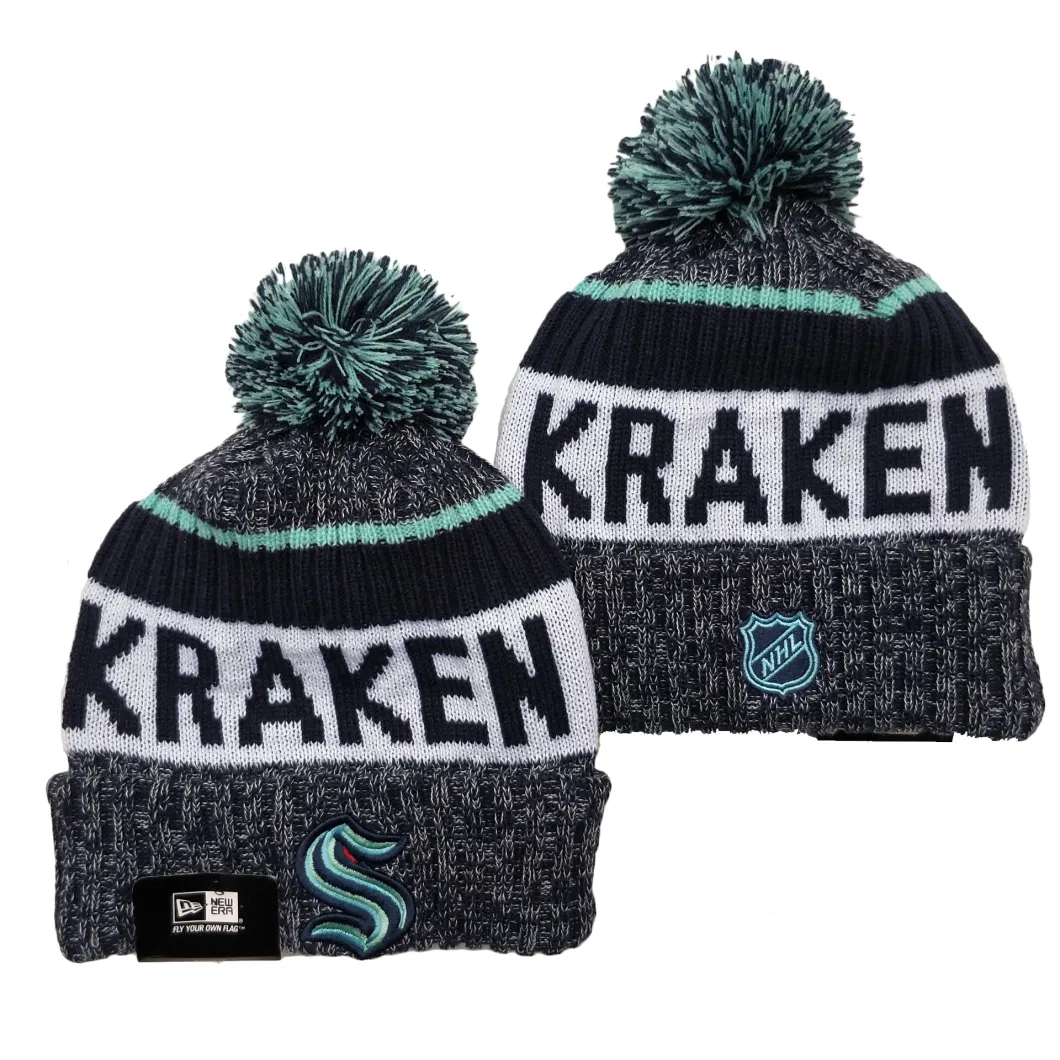 Wholesale N-Hl Beanies Ottawa Senators Columbus Blue Jackets Seattle Kraken Knitted Hats Winter Caps