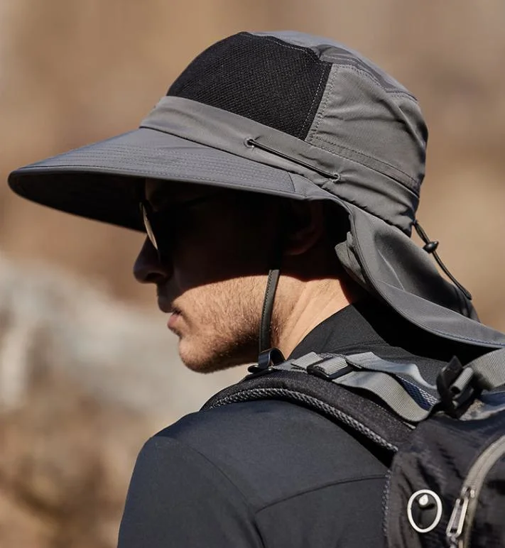 UV Visor Fisherman Hat Anti-Ultraviolet Mountain Climbing Summer Custom Logo Cap Sunhat