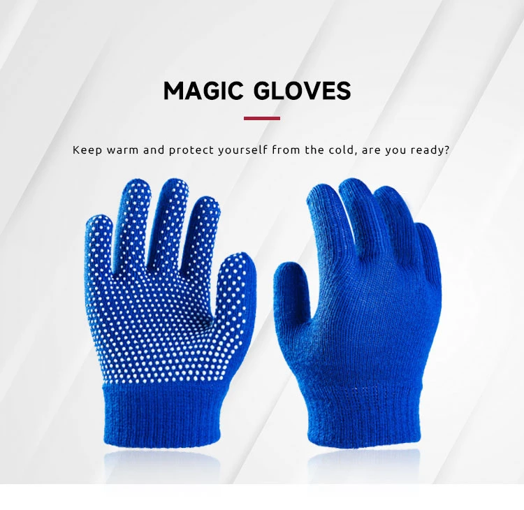 Wholesale Custom Logo Winter Gloves Anti Slip Acrylic Working Gloves