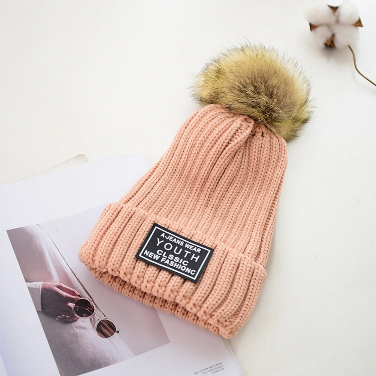 &Nbsp; Wholesale Winter Best Sale High Quality Wool Yarn Warm Soft Kids Cute Knitted Hat