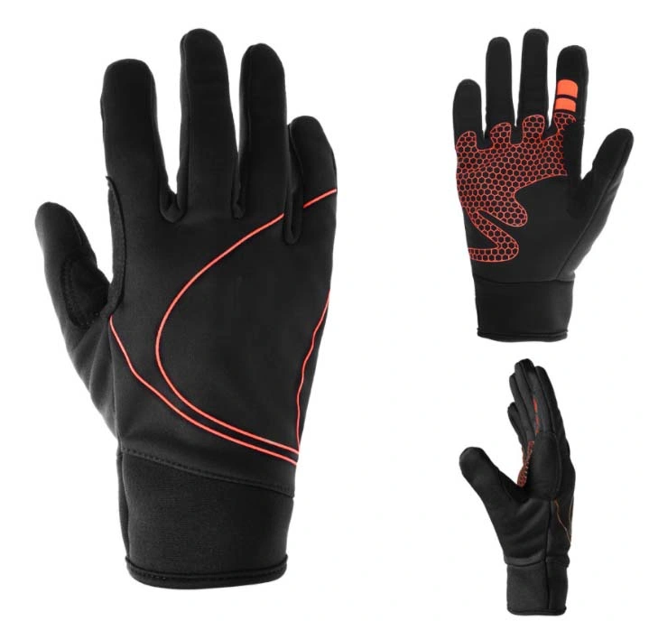 Quality Outdoor Flexibility Silicone Printing Anti-Slip Touchscreen Sprot Cycling Gloves