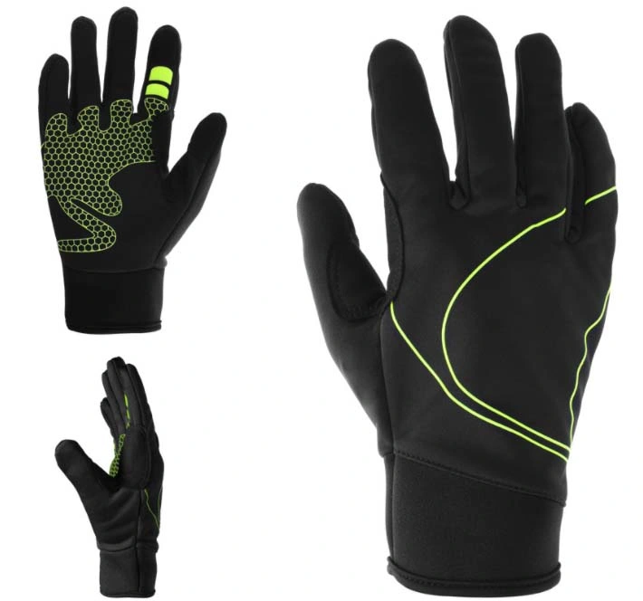 Quality Outdoor Flexibility Silicone Printing Anti-Slip Touchscreen Sprot Cycling Gloves