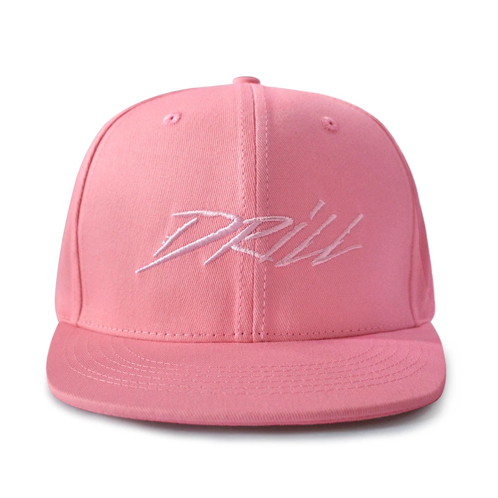 Embroidery Snapback Hat with Mesh Flat Peak Baseball Cap 6 Panel Cotton Hip Hop Customized Fashion Sports Caps Hats