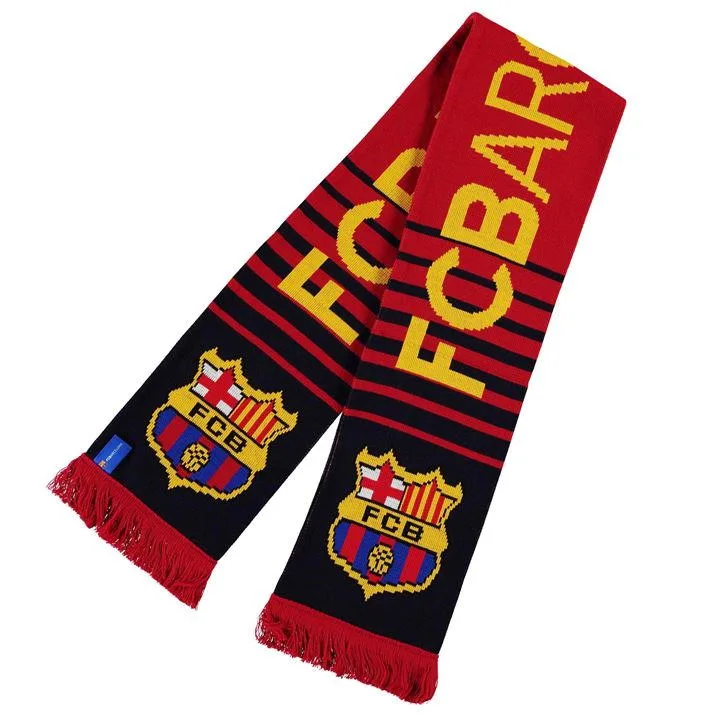 100% Acrylic Promotion Knitted Football Scarf