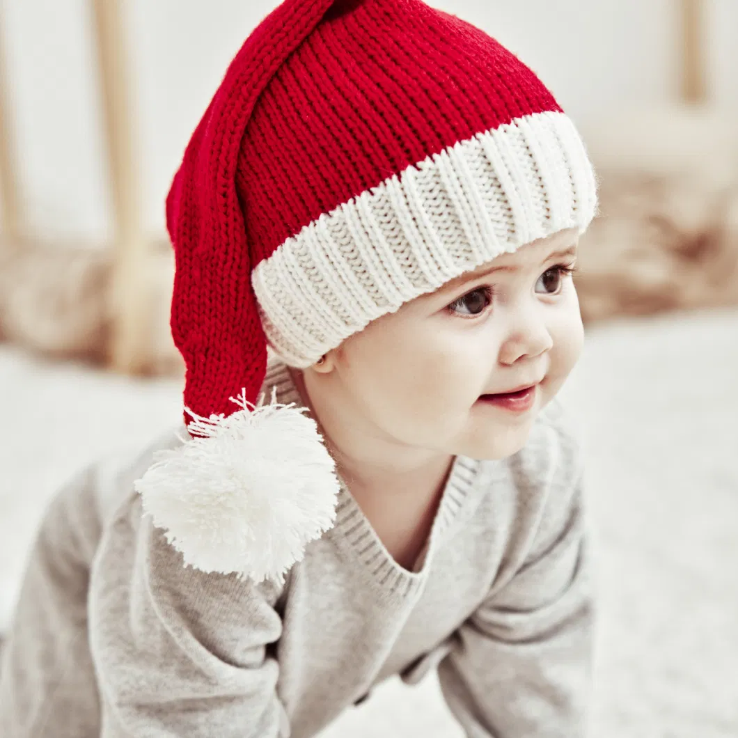 Autumn and Winter Wool Christmas Knitted Hat