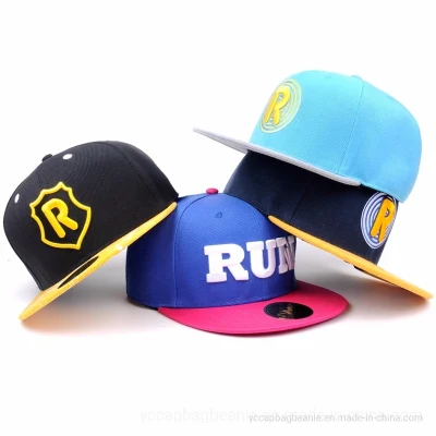 Cappellino SnapBack Baseball nuovo cappello piatto in cotone acrilico personalizzato