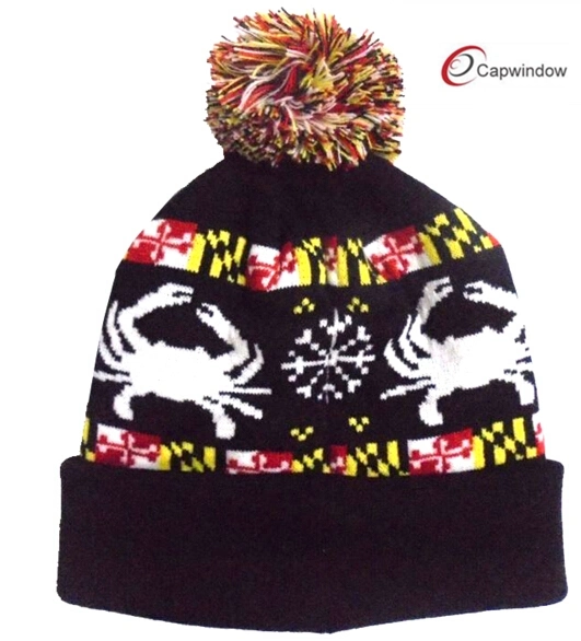 Jacquard Hot Sell Knitted Winter Cap