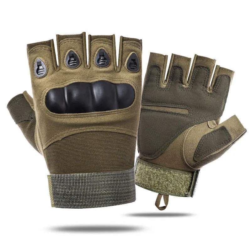 Wholesale Fingerless Outdoor Sports Fishing Shooting Hunting Tactical Impact Gloves