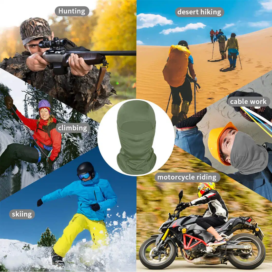 Hot Sale Popular Multicolored Custom Logo Balaclava 1 Hole Motorcycle Scarf Helmet Liner Full Face Cover Ski Masks