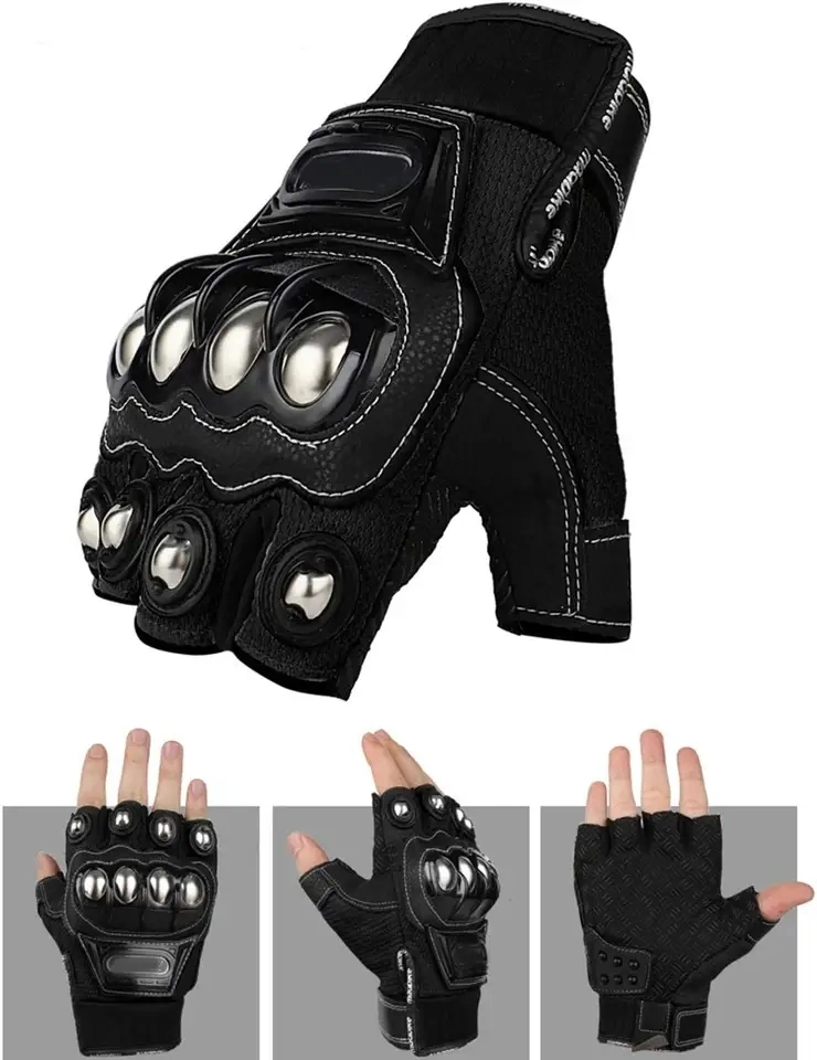 Hard Knuckle Fingerless Half Finger Climbing Outdoor Sport Workout Hunting Shooting Combat Tactical Gloves