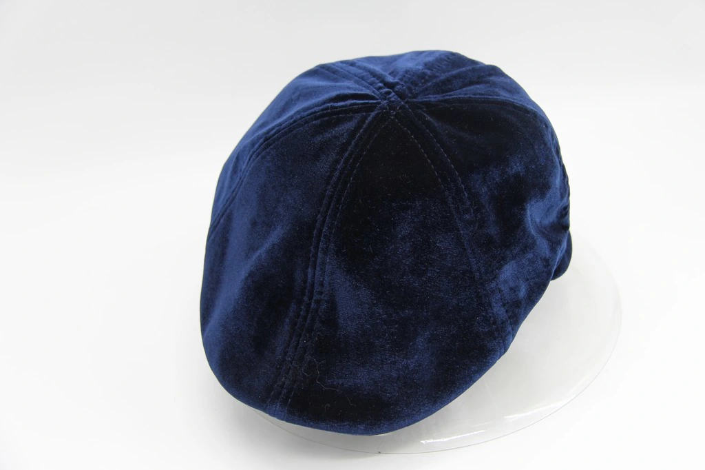 Polyester Peaked Cap Velvet Fabric Adult Fashion Hat Suitable Spring and Autumn