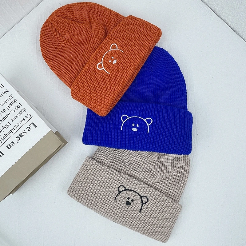 Autumn Winter Warm Baseball Cap Children&prime;s Hat for Lovely Baby Cotton Breathable Kids Hats Girl Boy Caps