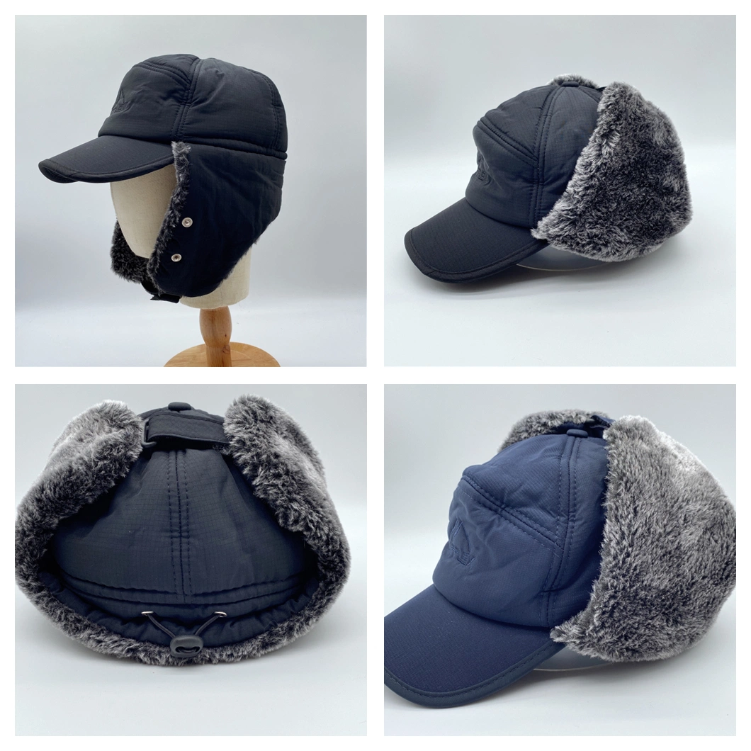 2021 New Balaclava Earflap Bomber Hats Caps Scarf Men Women Russian Trapper Hat Trooper Earflap Snow Ski Hat Cap with Scarve
