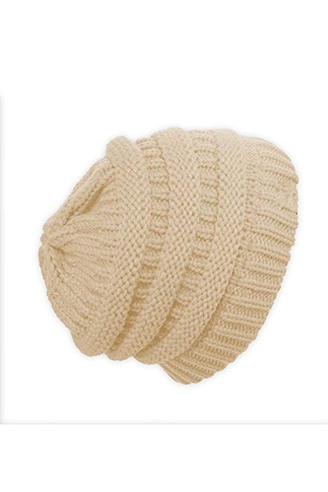 Promotional 100% Acrylic Custom Striped Unisex Warm Comfortable Beanie Knitted Crocheted Hat