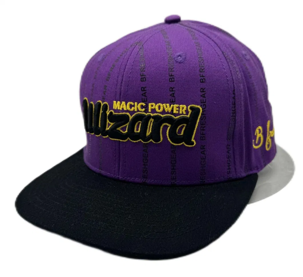 Personalized Hip Hop Baseball Cap with Embroidery