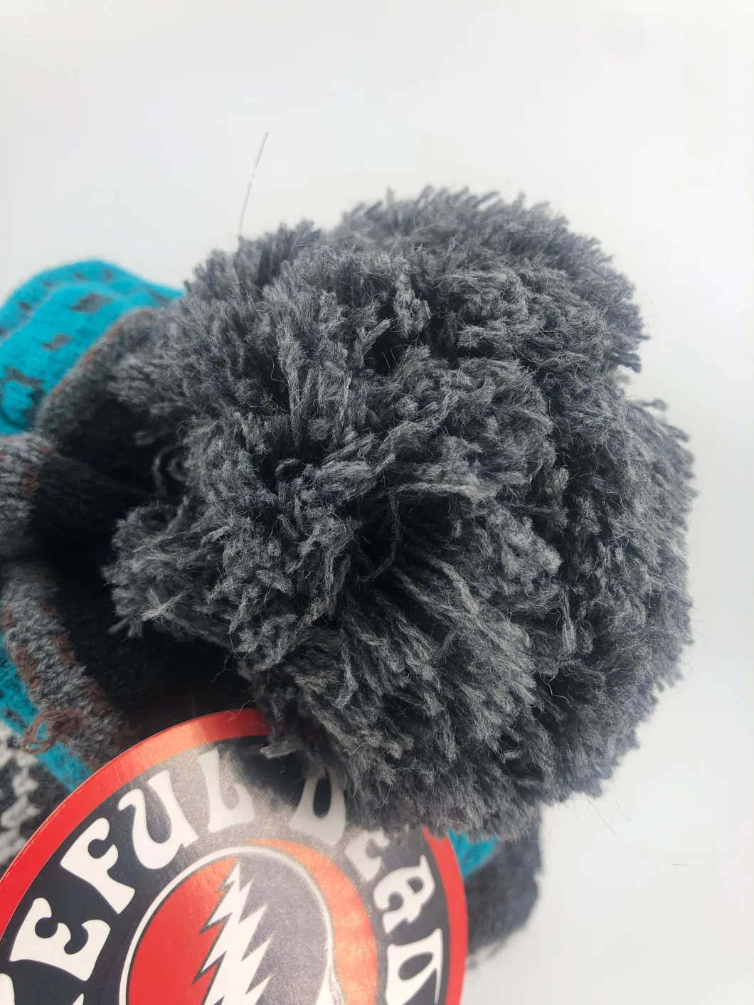 Custom Knit POM Beanie 100% Acrylic Unisex Women Men Winter Warm Sports POM Beanie Cap Hat