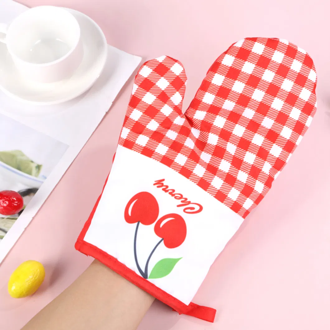 Wholesale Cooking Kitchen Oven Heat Resistant Microwave Heated-Glove Oven Mitts