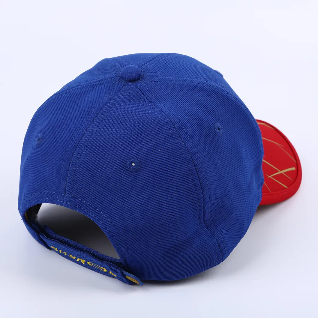 Wholesale High Quality Polyester Contrast Color Baseball Caps Personalized Sports Outdoor Unisex Hats