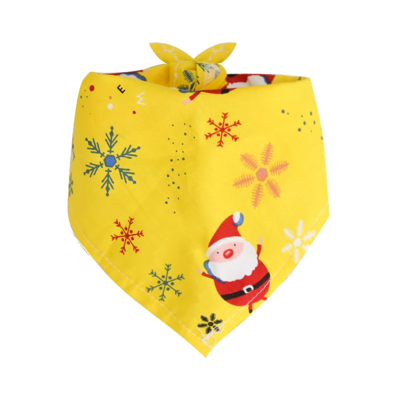 Xmas Decoration Pet Clothing Accessories Dog Bandana Triangle Scarf