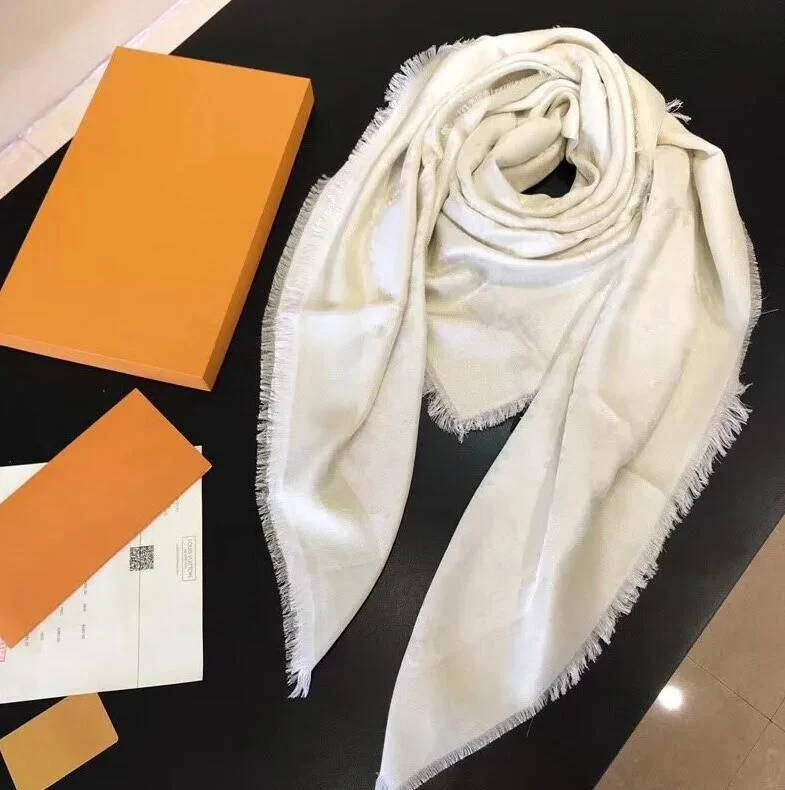 Luxury Brand Designer Scarf Scarves Wholesale Lady Fashion Printing 100% Silk Scarfs