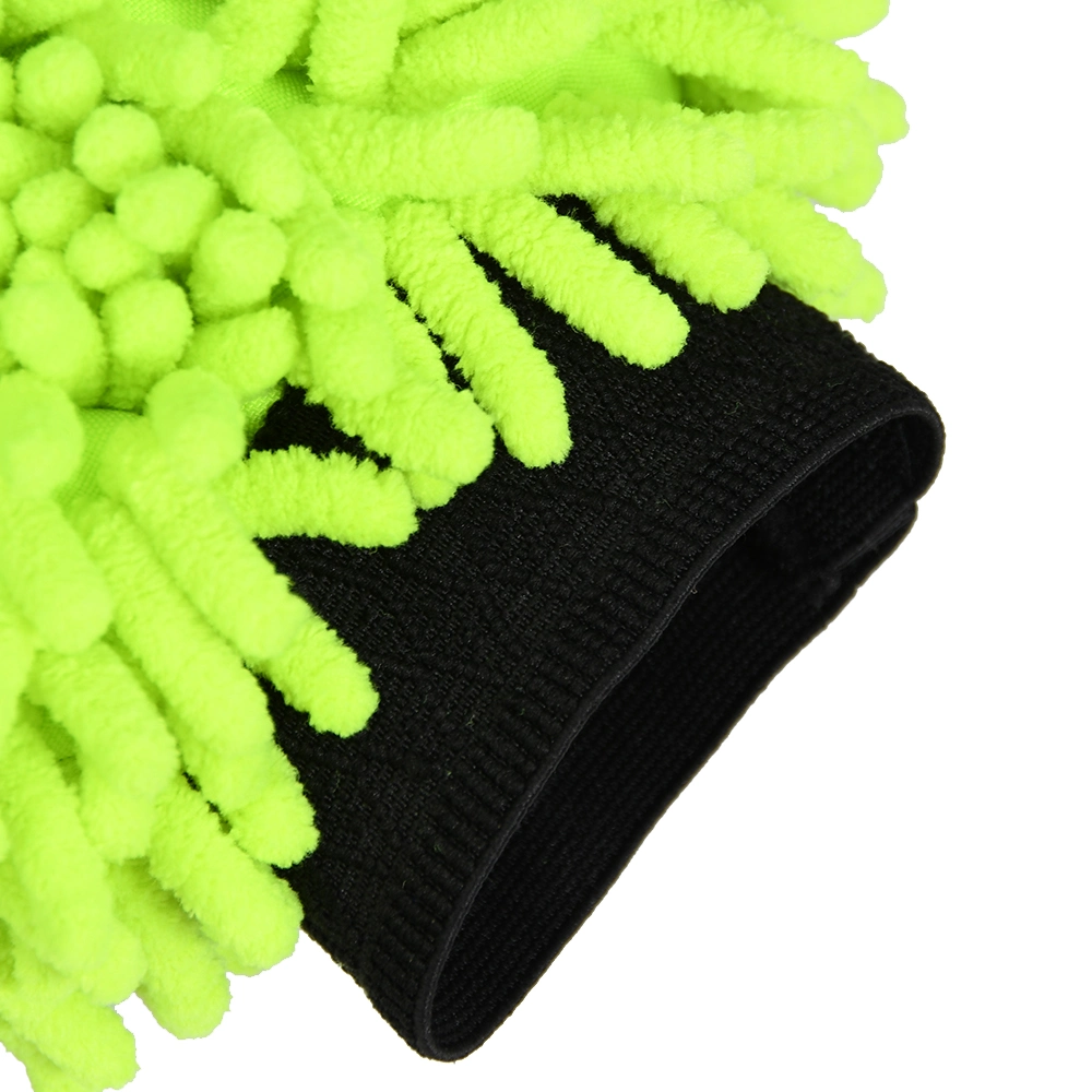 Premium Scratch Free Super Absorbent Chenille Car Washing Mitt Microfiber Gloves