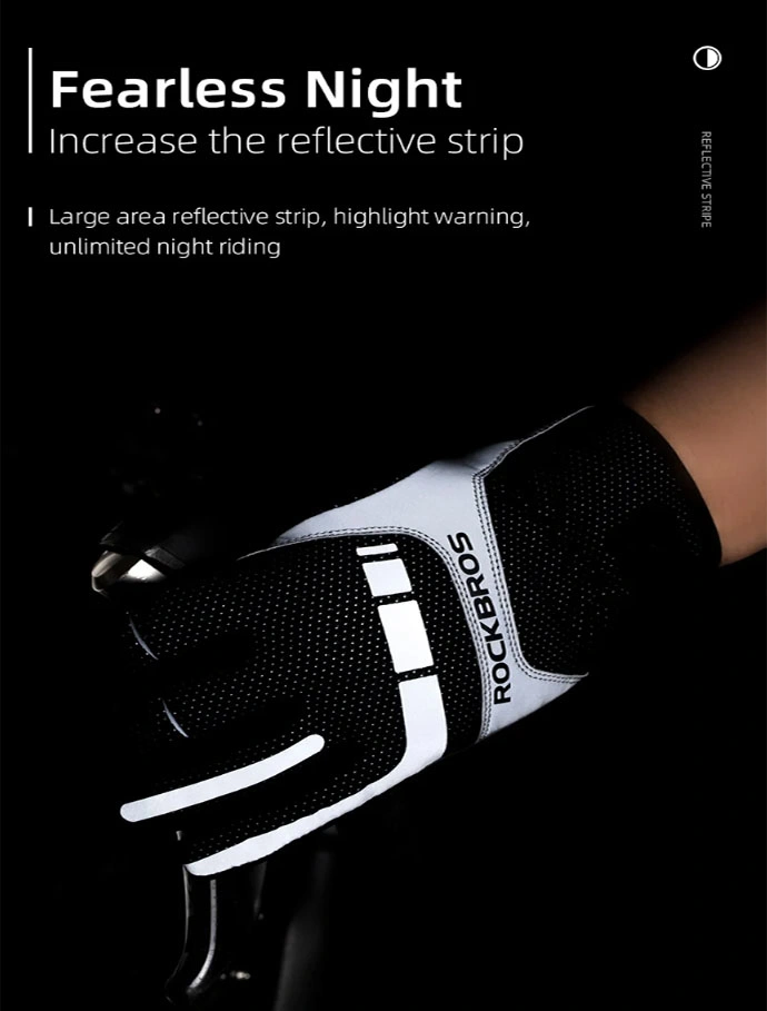 Rockbros Electric Cycling Gloves - Smart Temperature Control, Comfortable Riding