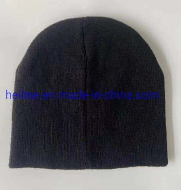 Acrylic Yarn Top 4 Corner Cheap Knitting Winter Warm Beanie Hat