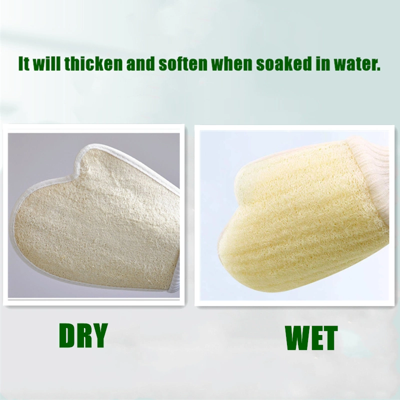 High-Quality Loofah Sponge Exfoliating Glove Bath Loofah SPA Exfoliating Mitt Bath Supplies