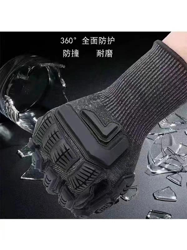 Sports Gloves Military Style Tactical Gloves Army Outdoor Sports Shooting CS Fingerless Gloves Anti-Slip Bicycle Riding Fitness Gloves