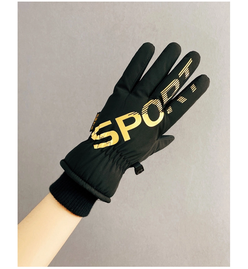 Men Women Acrylic Knitted Gloves Anti-Slip Outdoor Windproof Thermal Warm Custom Logo Touch Screen Winter Gloves