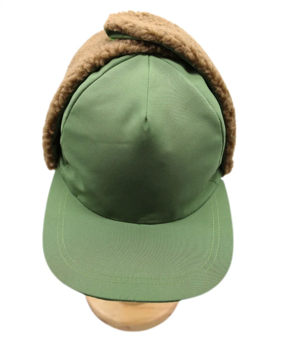 Winter Warm Bomber Trapper Fleece Hat with Foldable Ear Cover Comfortable and Breathable Russian Style Hat Cap