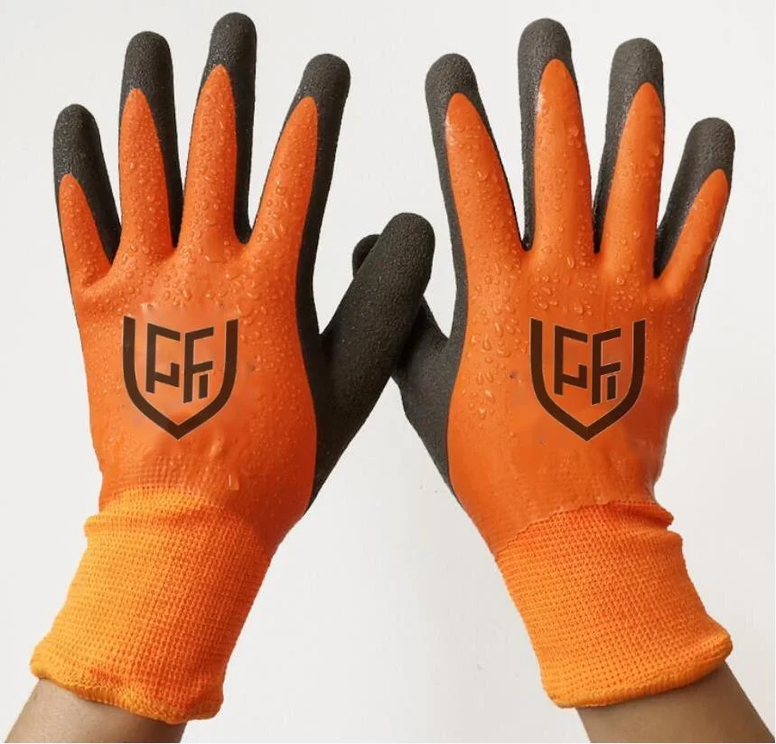 13G Nylon and 7g Acrylic Sandy Latex Palm Coated Gloves