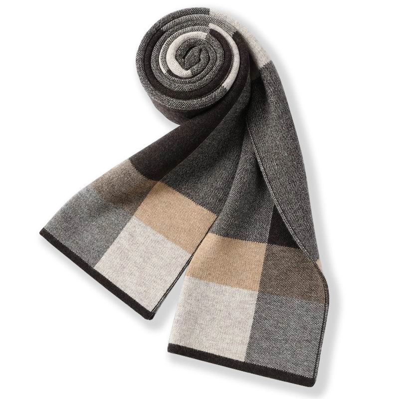 Wholesale Soft Chunky Men&prime; S Merino Wool Long Scarf