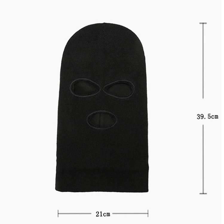 Wholesale Fashion Acrylic Winter Warm Face Mask Custom Knitted Balaclava