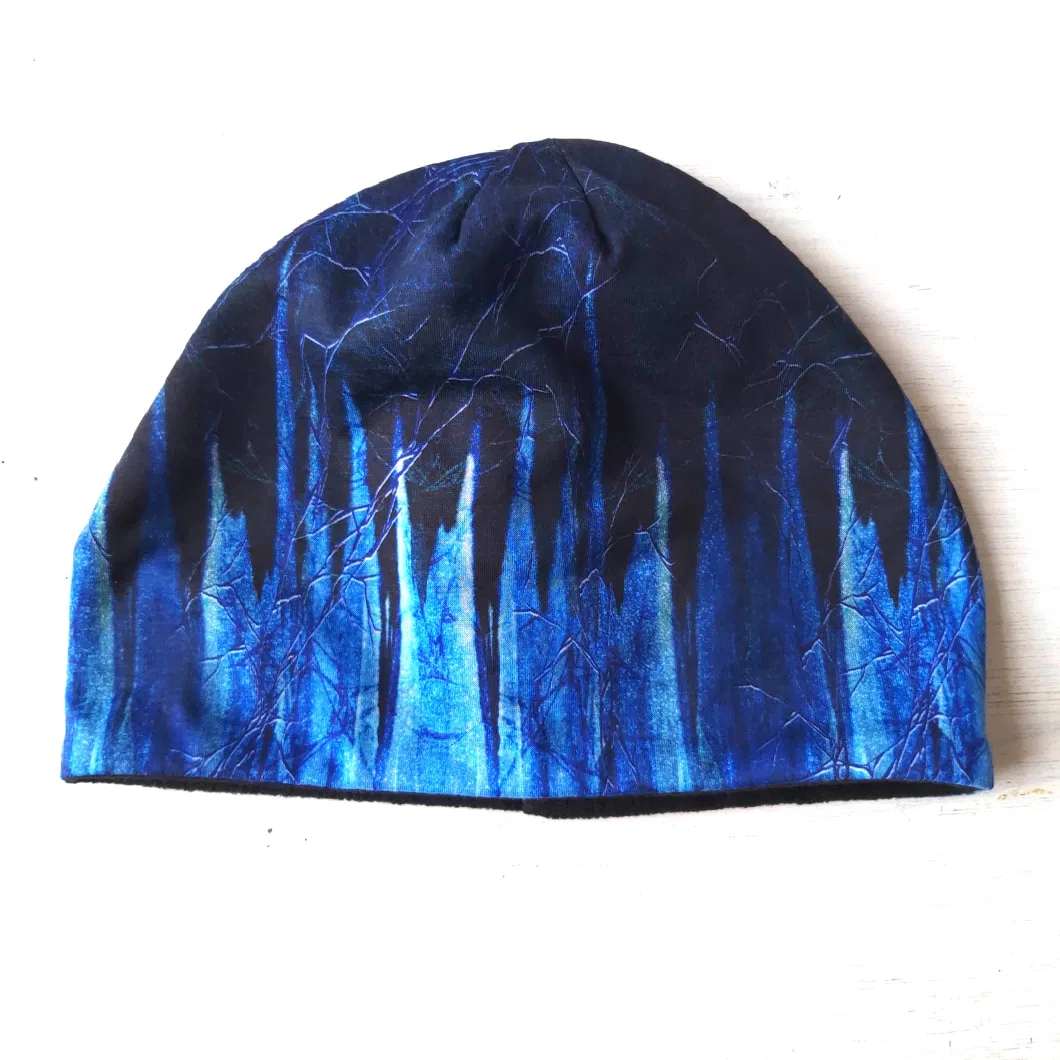 Sublimation Printed Jersey Beanie Hats