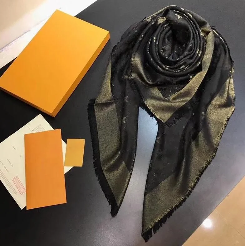 Luxury Brand Designer Scarf Scarves Wholesale Lady Fashion Printing 100% Silk Scarfs