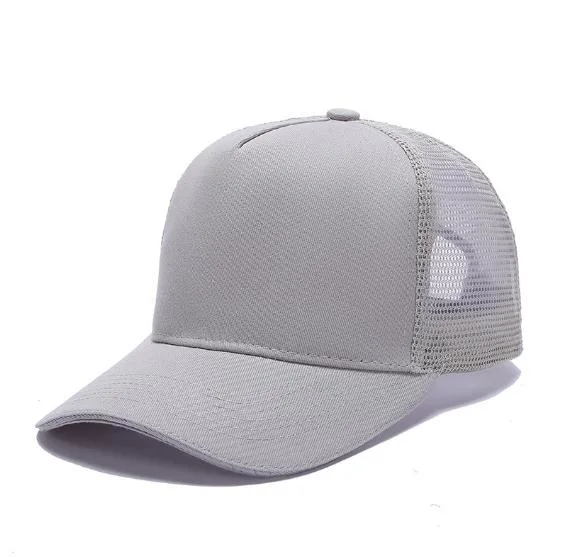 Personalized Custom Embroidered Logo Cotton Golf Baseball Trucker Mesh Cap