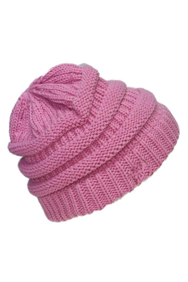 Promotional 100% Acrylic Custom Striped Unisex Warm Comfortable Beanie Knitted Crocheted Hat