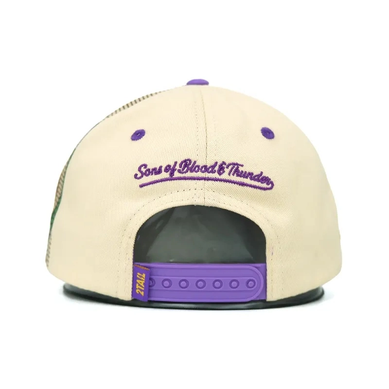 Popular Design Custom 3D Embroidery 6 Panel Hat Printed Personalized Two Tone Baseball Cap