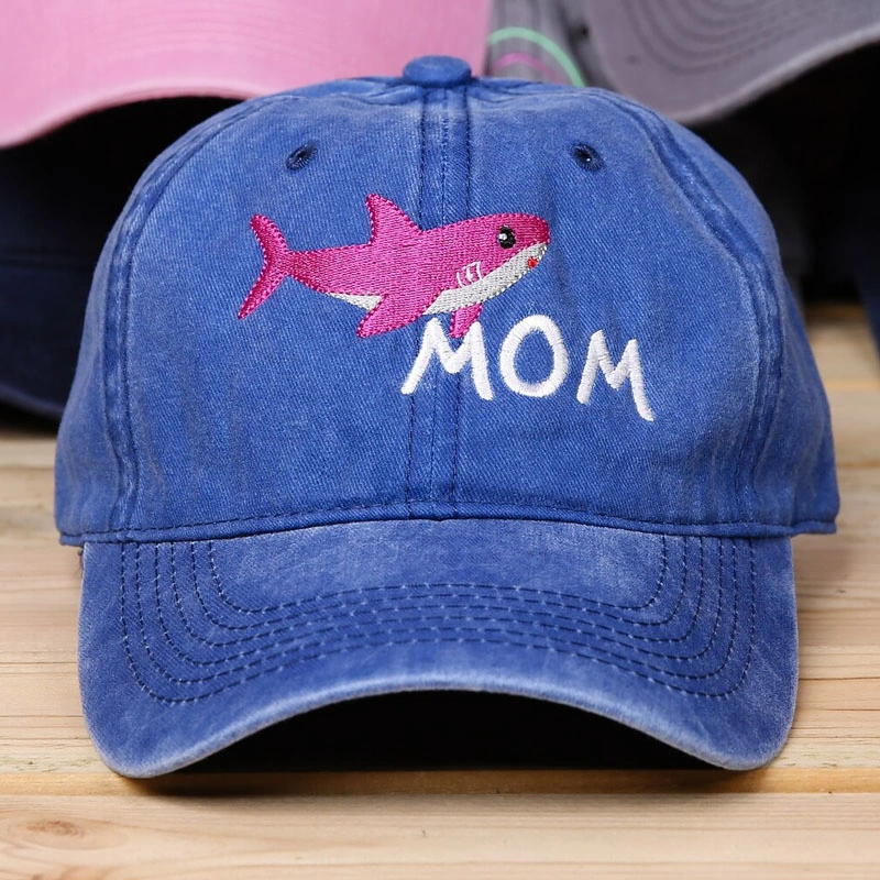 New Dad Hat Casual Sports Caps Personalized Family Shark Hat Monogram Custom Baseball Cap
