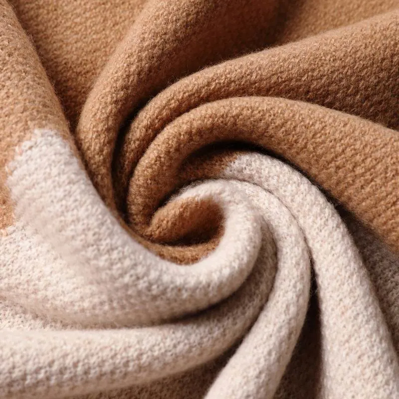 Wholesale Designer Custom Long Luxury Winter 100% Wool Women Scarf
