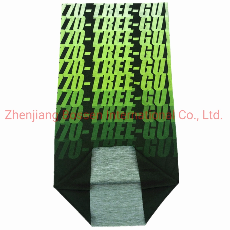 China Factory OEM Produce Custom Logo Print Polyester Microfiber Neck Gaiter Seamless Tubular Bandana Tube Scarf