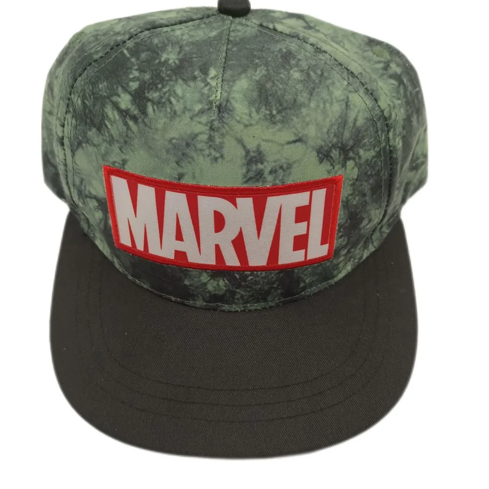 Disney Marvel Hat Authorized Five Piece Flat Eyebrow Polyester Baseball Cap with Plastic Button