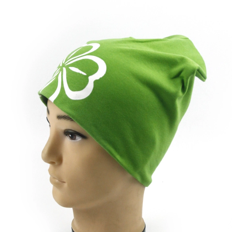 Fashion Printed Customized Colorful Beanie Hat Cap