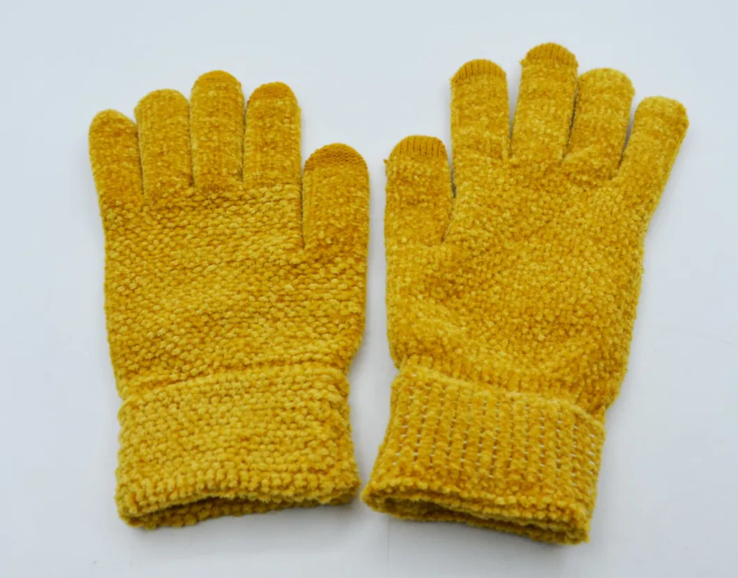 Winter New Creative Touch Screen Gloves Cute Colourful Knitted Unisex Full Finger Gloves Mittens