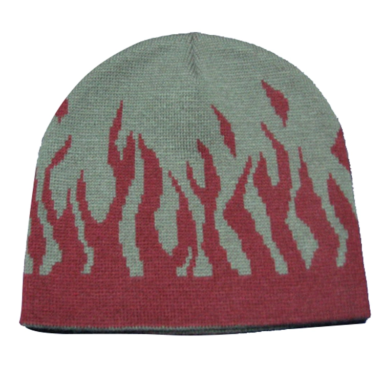 Customized Jacquard Design Winter Knitted Beanie Caps with High Quality